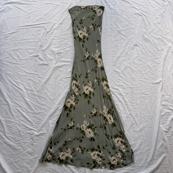 NWT Reformation Prescott Floral Mermaid Dress Greenery Wedding Guest Small - Picture 11 of 15
